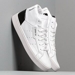 Adidas White and Black Sleek Sneakers